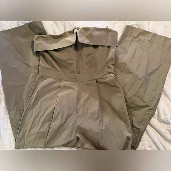 NWT Zara Elegant Strapless Jumpsuit - Picture 5 of 10